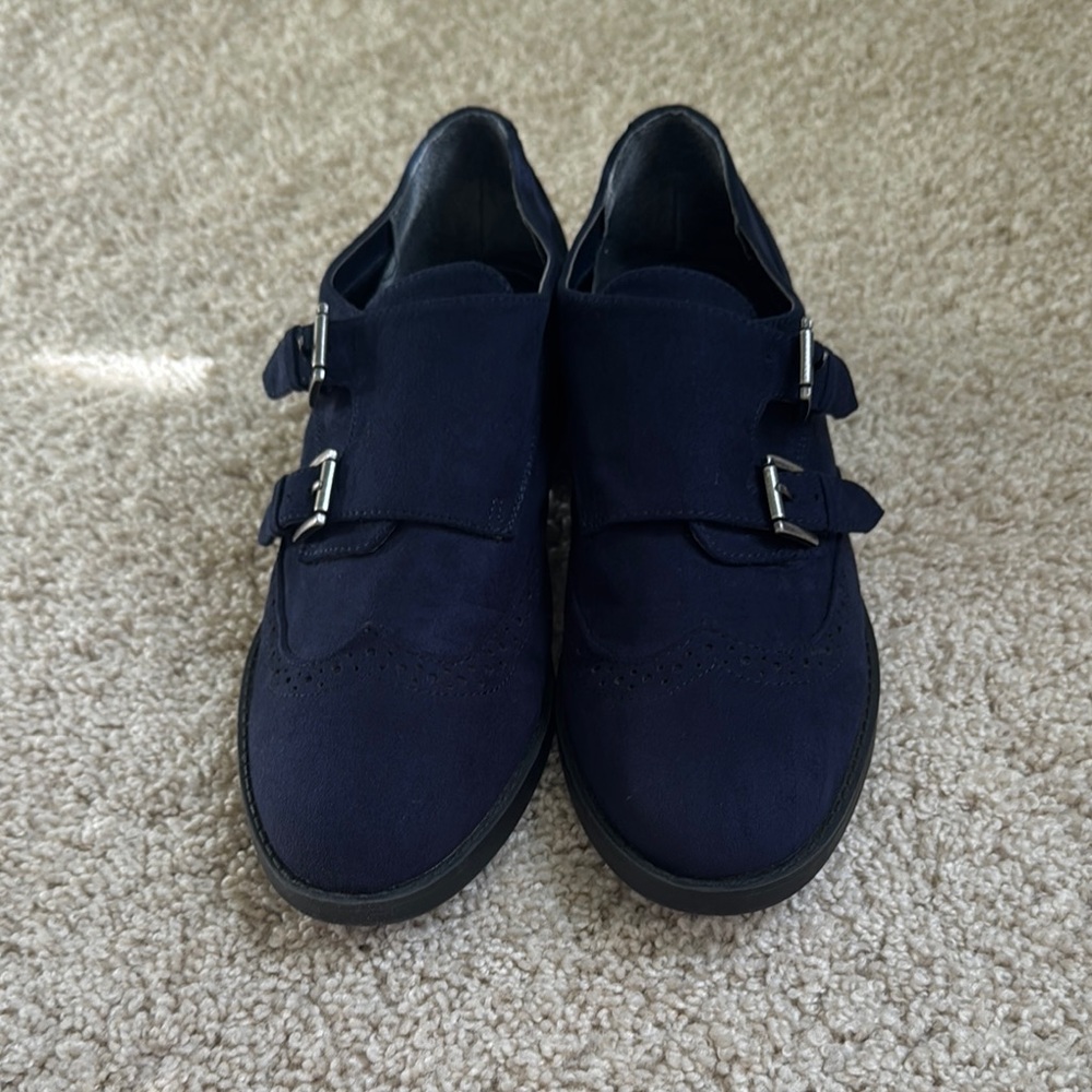 Indigo Women's Moccasins - Navy Blue